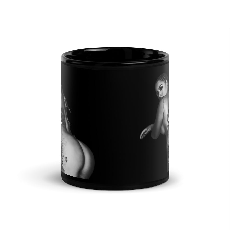 Black Glossy Mug