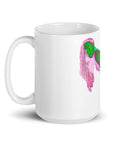 White glossy mug