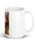 White glossy mug