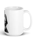 White glossy mug